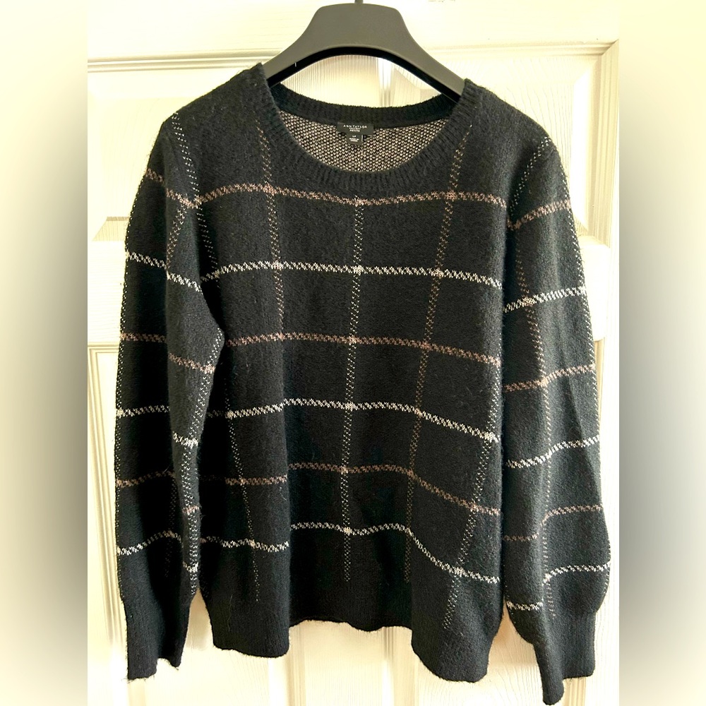 NWOT Ann Taylor Plaid Sweater